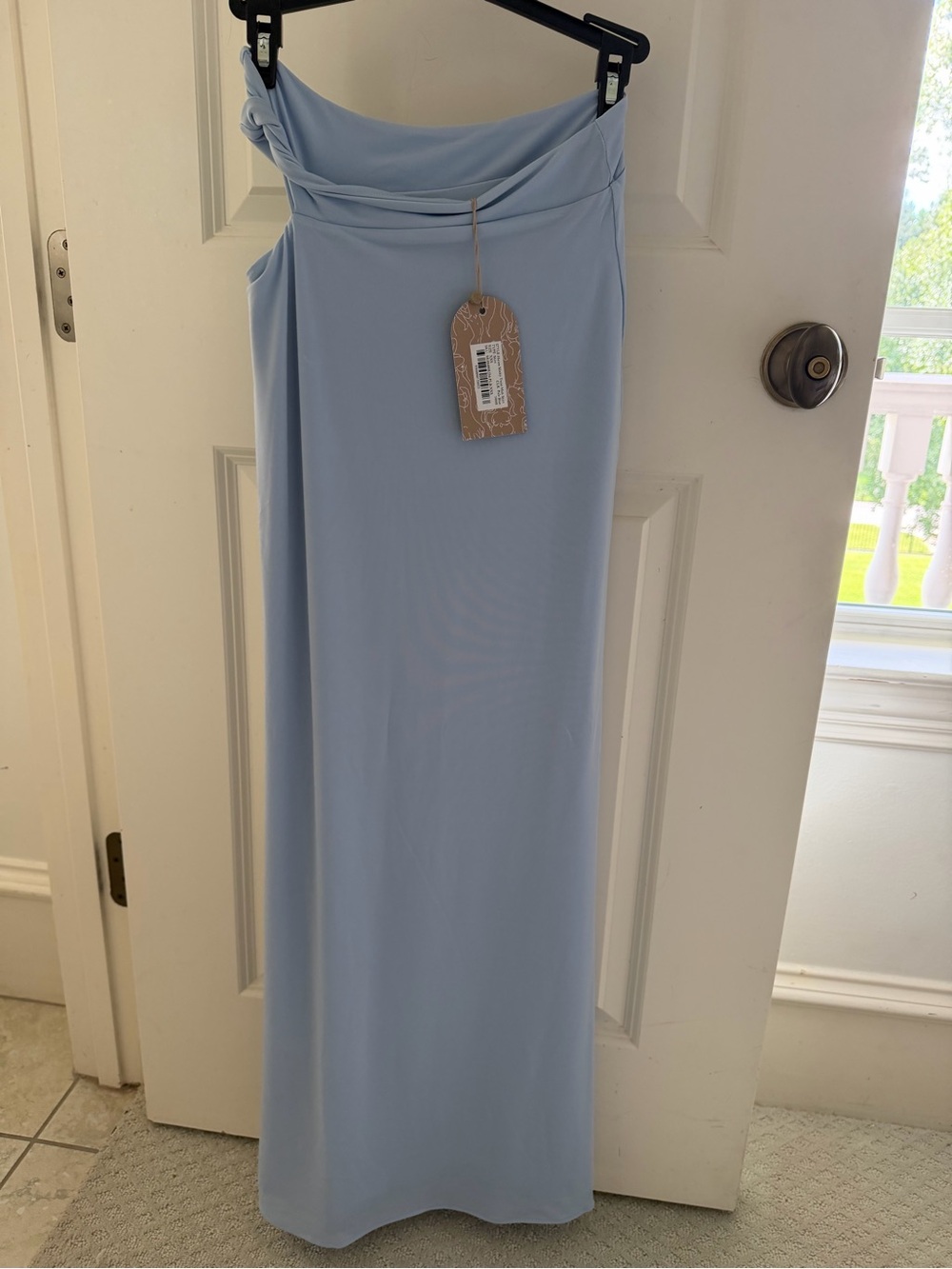 Meshki Light Blue Women's Maxi Skirt